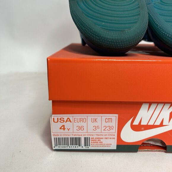 Nike Air Jordan 1 High Retro OG “Gatorade Blue Lagoon” 2024 - Picture 8 of 10